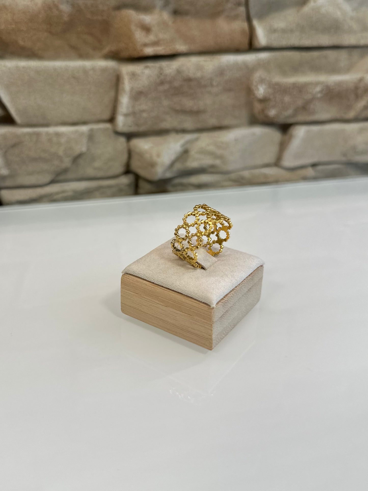 Bague en acier inoxydable ajustable