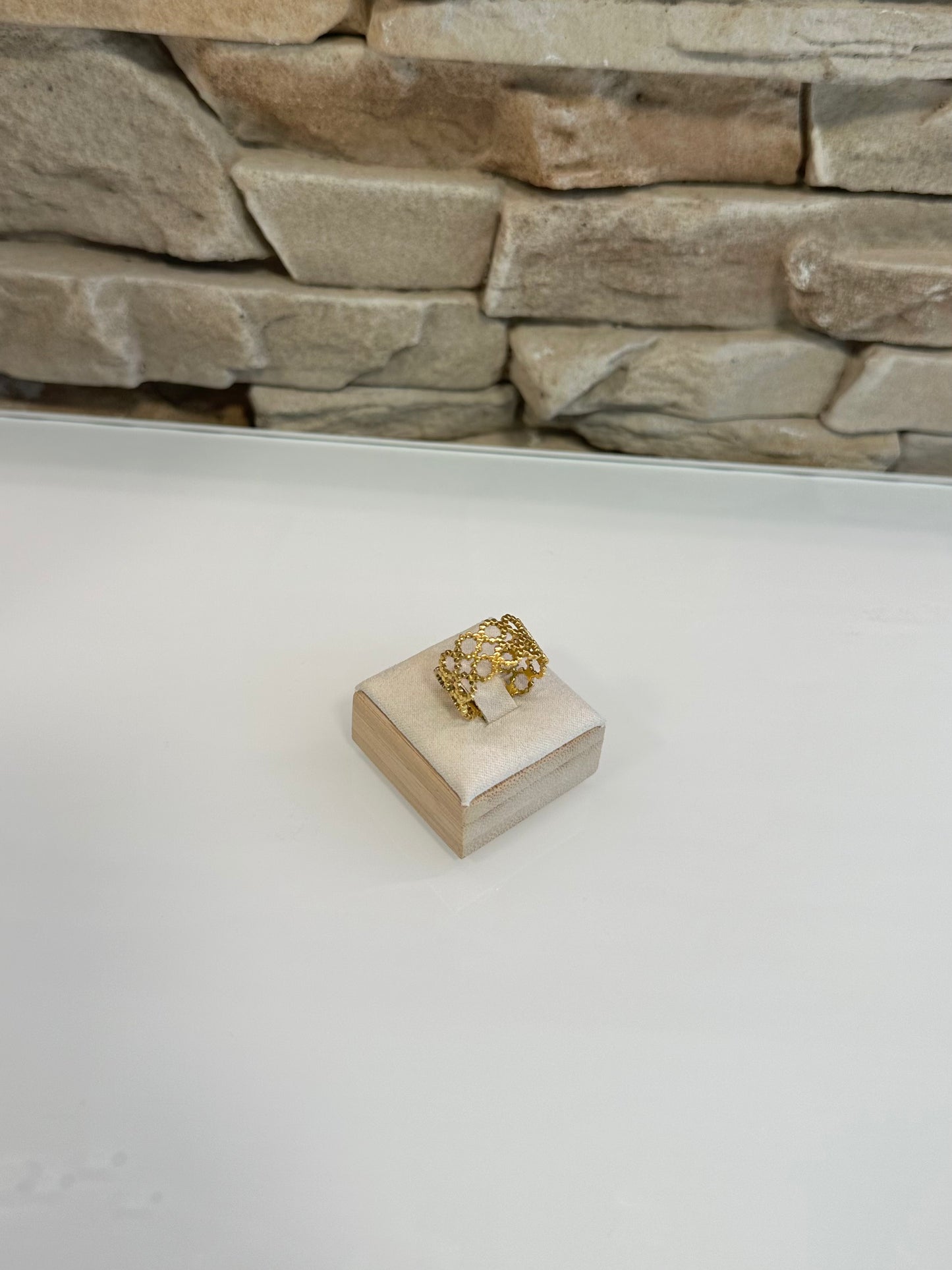 Bague en acier inoxydable ajustable