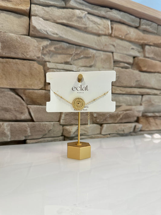 Bracelet doré en acier inoxydable